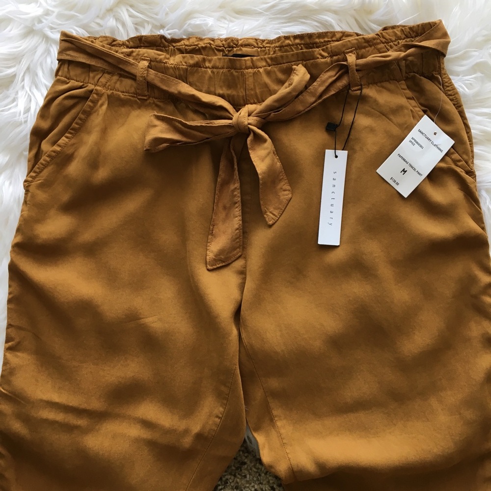 Sanctuary Paperbag Tencel Pants